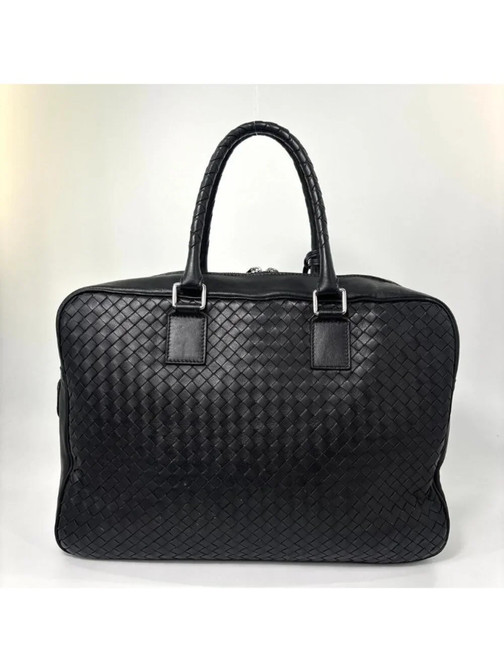 Bottega Veneta Super Intretchart Business Bag Black